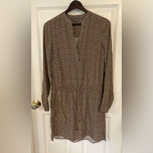 Vince Silk Dress neutral pattern - size 6